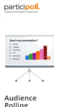 Mobile Screenshot of participoll.com